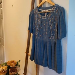 Knox Rose 3/4 Sleeve Embroidered Top